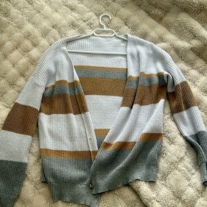 Multicoloured trendy cardigan